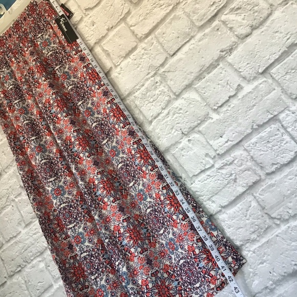 Gulli Red Festival Bohemian Festival Retro Wide Leg Elastic waist Size Large NWT - Picture 5 of 7